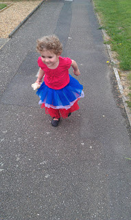 Day 6 - Final part of Bedtime battles with my daughter 3 Jubilee tutu