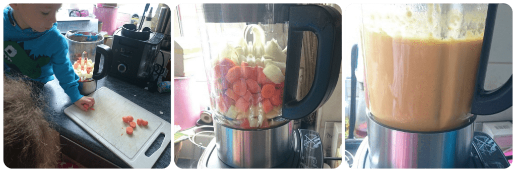Homemade steamed carrot soup recipe Homemade steamed carrot soup recipe, Hotpoint steam blender, review
