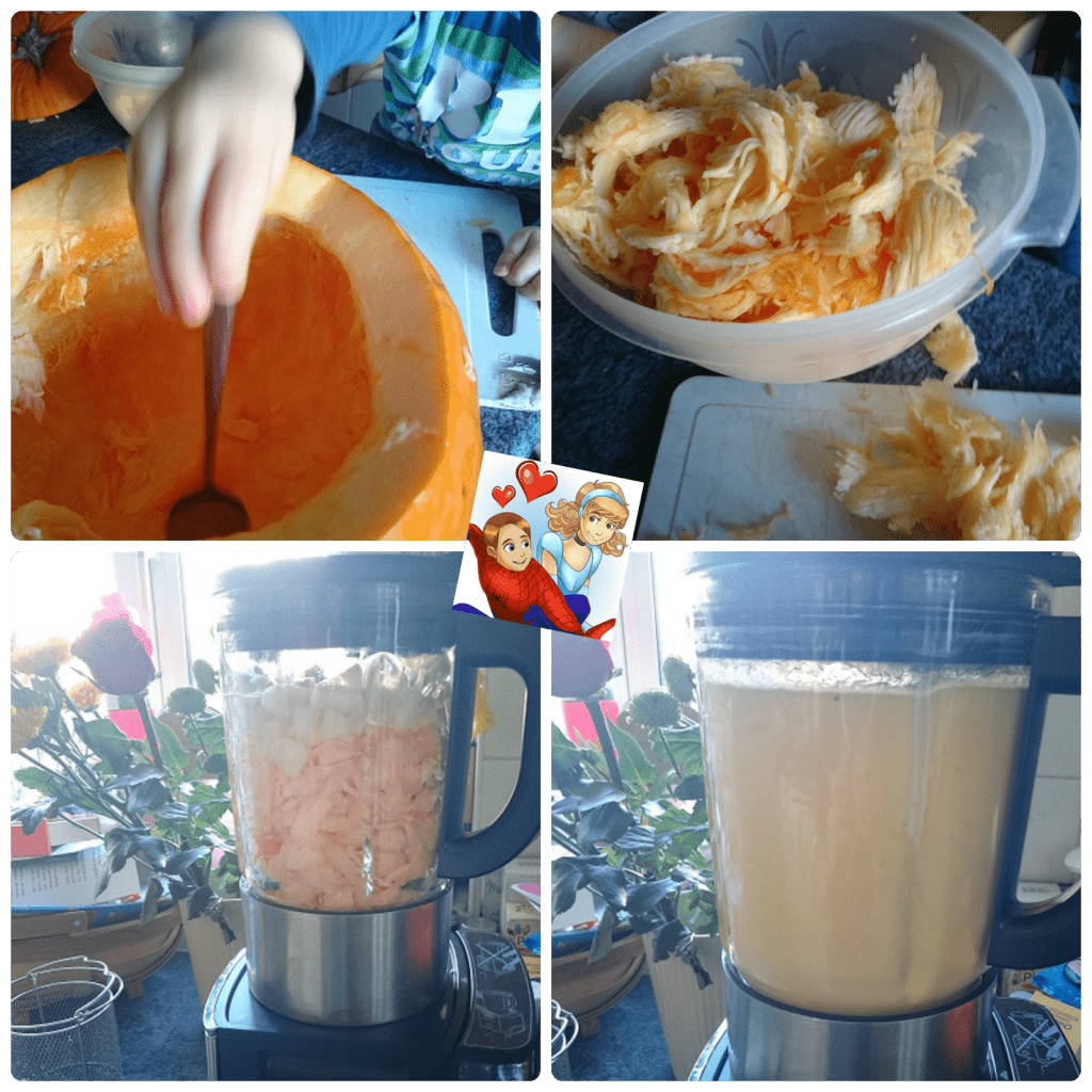 Steamed Pumkin Soup recipe Steamed Pumpkin Soup recipe, hotpoint steam blender
