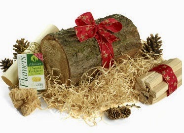 Christmas gifts for around the home 7 WoodenYuleLog