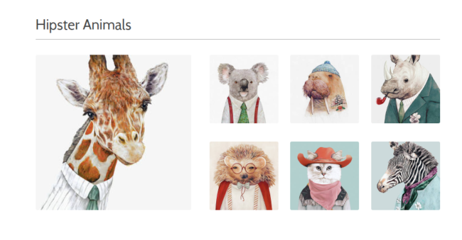 Changing the look of a room with posters and wall art 6 hipster animals e1606056549228