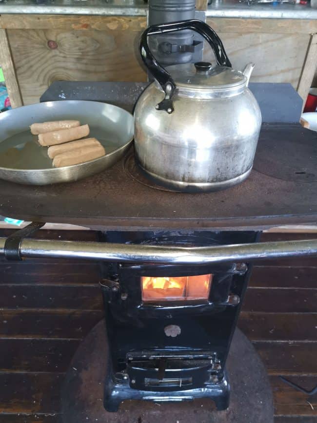 Glamping at Ilfracombe Farm Review 14 cooking on stove e1556174250129