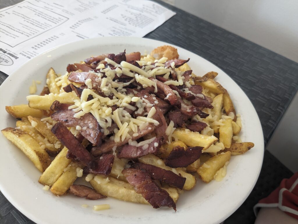 Sara's Tearooms Great Yarmouth Review 4 loaded fries