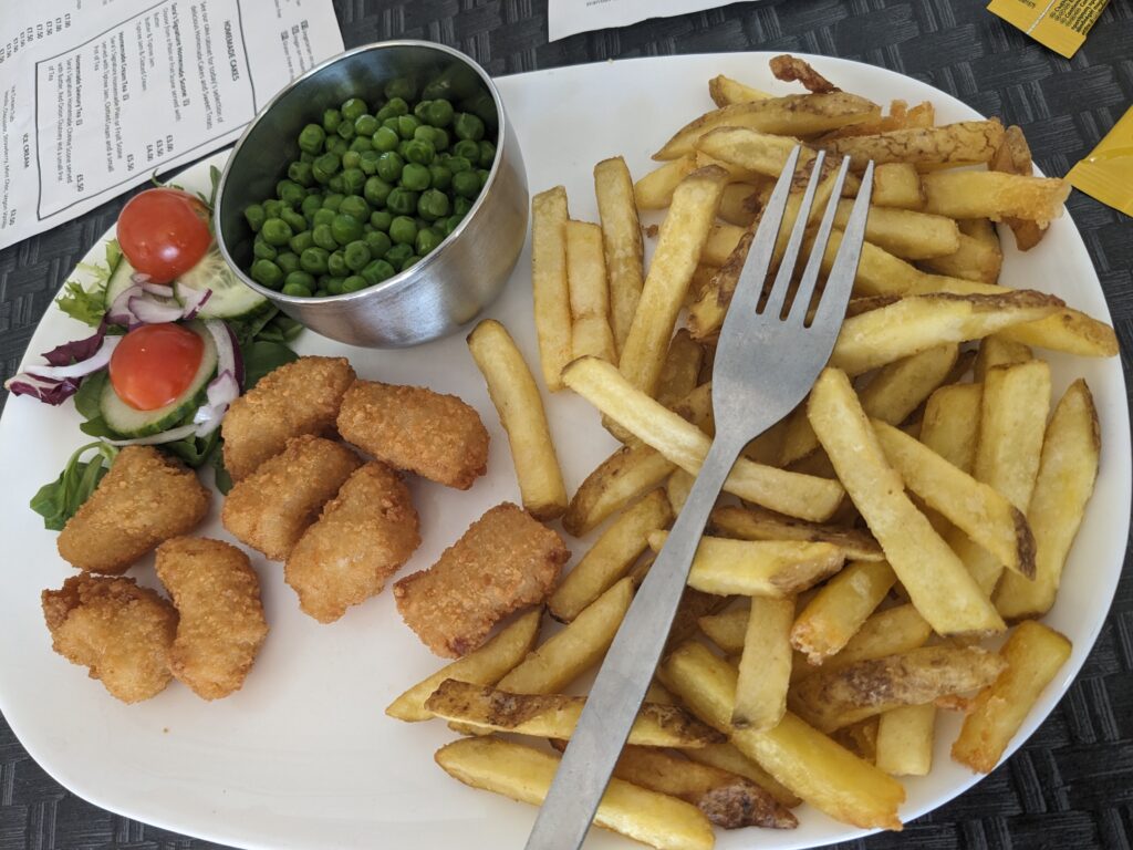 Sara's Tearooms Great Yarmouth Review 5 scampi