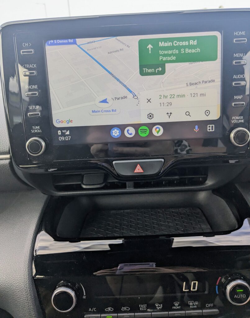 Toyota Yaris Cross Hybrid Review 4 Yaris Cross Media Console