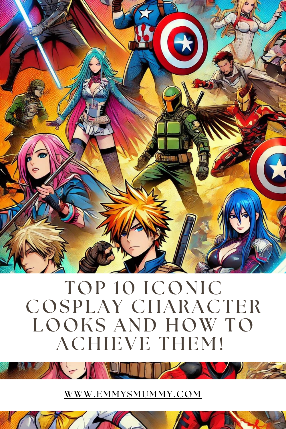 Top 10 Iconic Cosplay Character Looks And How To Achieve Them - Emmy's ...