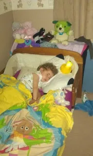Day 6 - Final part of Bedtime battles with my daughter 1 Nightlight sleep