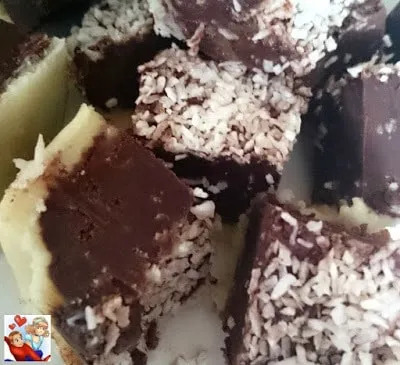 Chocolate and Coconut Fudge Recipe