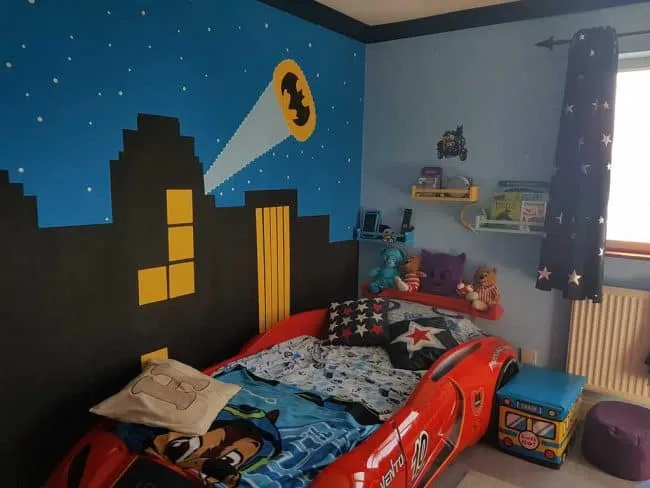 Changing the look of a room with posters and wall art 3 harrys batman wall