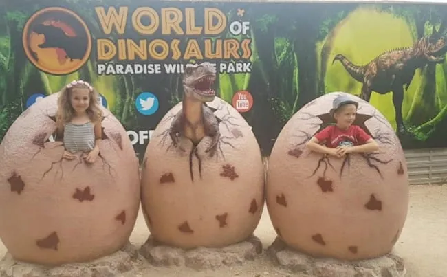 Dinosaur adventures at Paradise Wildlife Park 7 world of dinosaurs