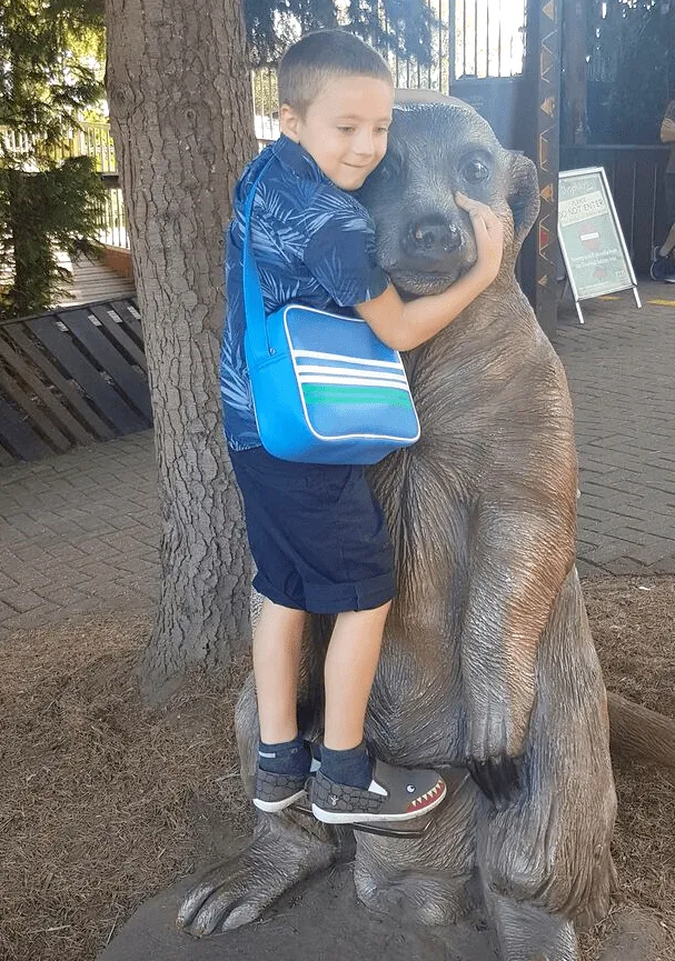 Wearing out the kids (and adults) with a day at Colchester Zoo - the truthful behind the scenes day out 4 zoo harry climbing 1