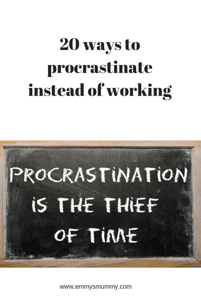 20 ways to procrastinate instead of working 1