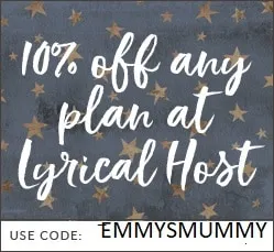 Lyrical host webhosting affiliate badge