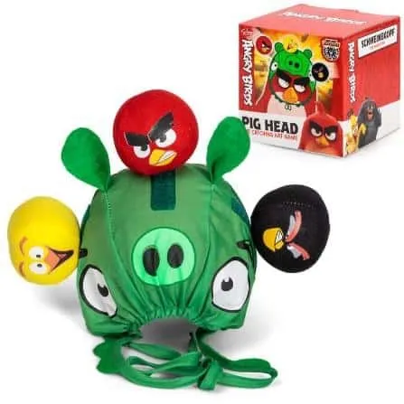 Taking down the Angry Birds Pinata to celebrate the 10th Anniversary 6 angry birds hat game