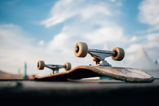 Top Tips For Parents Of Mini Skateboarders 1 skateboard upside down