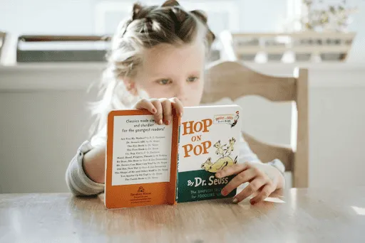 child reading