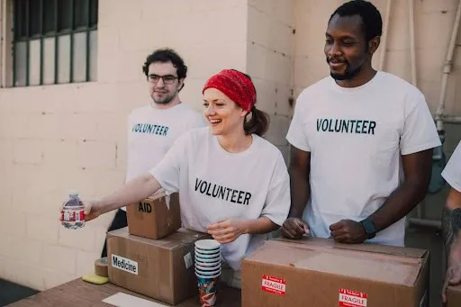 charity workers