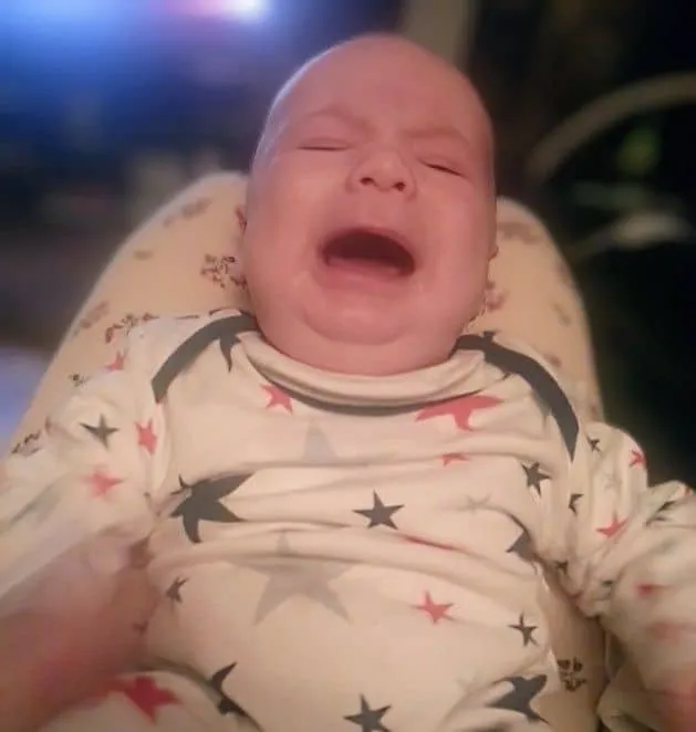 baby crying - silent reflux in babies